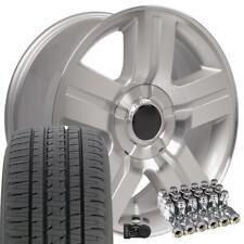 20 Rims Fit Silverado Sierra Cv84 Texas Machd Dueler Tires Lugs Tpms 5291