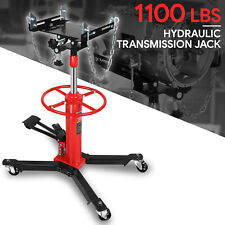 1102lbs 2 Stage Transmission Jack Hydraulic Lift Hoist W Swivel Wheels 0.5 Ton