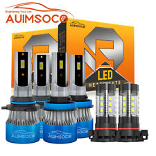 For Jeep Compass 2011 2012-2013 Led Headlight High Low Beam Fog Light Bulbs Kit