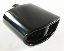 Exhaust Tip 2.25 Inlet 5.50 X 3.00 High 7.00 Lg Double Wall Rolled Oval Split