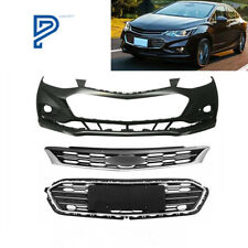 For 2016 2017 2018 Chevy Cruze Front Bumper Cover Front Upper And Lower Grille
