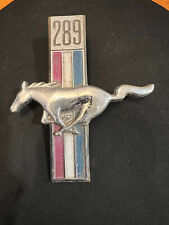 Vintage Ford Mustang 289 Emblem L.h. Original Badge Logo