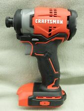 Craftman 20v Cordless Brushless Impact Driver Bare Tool 14 Hex Cmcf810