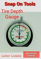 Snap On Tools Dial Type Tire Tread Depth Gauge For Cars Bikes Truck - New Tdg2