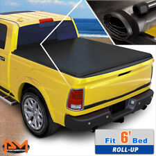 Vinyl Soft Top Roll-up Tonneau Cover For 94-03 Chevy S10gmc Sonoma 6 Truck Bed