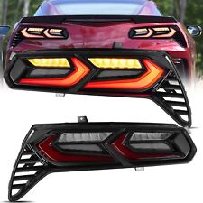 Clear Led 1pair Tail Lights For 2014-2019 Chevrolet Corvette C7 Rear Wanimation