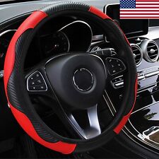 Universal Leather Car Steering Wheel Cover Breathable Anti-slip Car Accessories