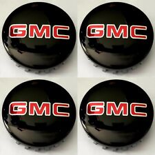 4pcs Gmc Blackchrome Wheel Center Caps 83mm 3.25 Sierra Yukon Denali 2014-20
