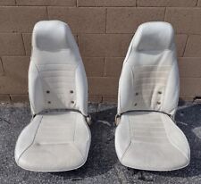 70-73 Datsun 240z S30 Front Perforated Seats Vinyl White