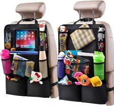Backseat Car Organizer Kick Mats Back Seat Protector With Touch Screen Tablet H
