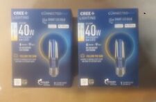 2 Pack Cree Connected Max 40w Smart Led Bulb Tunable White Dimmable Bluetooth