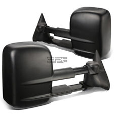 For 88-02 Chevygmc Ck Series Truck Extended Black Side View Towing Mirror Pair