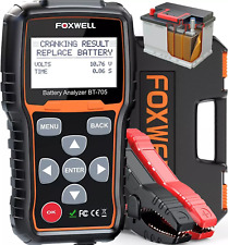 Foxwell Bt705 Auto 12v 24v Truck Car Battery Load Tester Charging System
