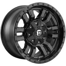 Fuel D596 Sledge 18x8 5x4.55x120 35mm Double Black Wheel Rim 18 Inch