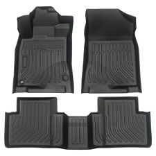 Floor Mats Cargo Liners Carpets For 2016-2021 Honda Civic All-weather Tpe Rubber