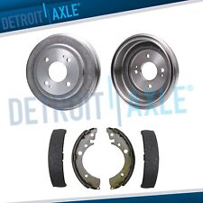 Rear Solid Brake Drums Ceramic Shoes For Honda Civic Accord