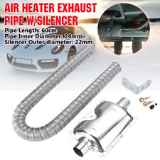 Exhaust Pipe Silencer Muffler For Webasto Eberspacher Heater Steel 60cm 24mm