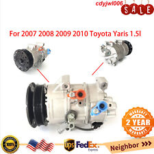 For 2007 2008 2009 2010 Toyota Yaris 1.5l Ac Ac Air Compressor With Clutch New