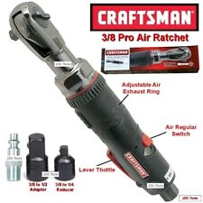 Craftsman 38 Drive Air Ratchet Wrench Pro W 12 14 Adapters 3 Tools In 1