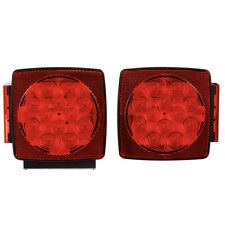 Pair Rear Led Submersible Trailer Tail Light Kit Boat Truck Waterproof Under 80