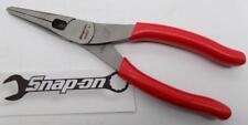 Snap On Tools New 196acf Long Nose Talon Red Soft Grip Pliers Wire Cutter Usa