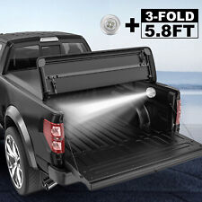 Tri Fold 5.8ft Bed Soft Tonneau Cover For 2009-2023 Dodge Ram Truck Wo Ram Box