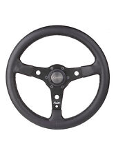 Luisi Italy Racing Vintage Steering Wheel Versilia S 350mm Black Polyurethane