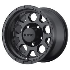 Kmc 16x9 Wheel Matte Black Km522 Enduro 5x135 -12mm Aluminum Rim