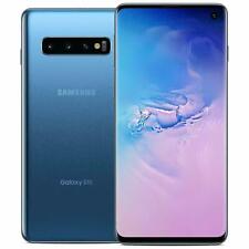 Samsung Galaxy S10 Sm-g973u1 Factory Unlocked 128gb Prism Blue Good Heavy Burn