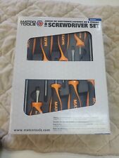 Matco Tools S.s.0.8.c Top Torque Ii Screwdriver Set - Orange 8 Piece
