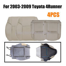 For 03-09 Toyota 4runner Driver Passenger Bottom Lean Back Seat Cover Tan