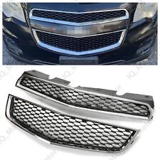 Fit 2010-2015 Chevrolet Equinox Upper Lower Front Bumper Grille Grill Set Of 2
