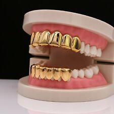 18k Gold Plated Grillz Top Bottom Mouth Teeth Hip Hop Grill Hip Hop