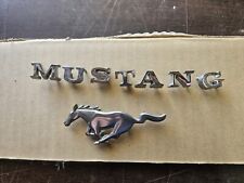 Vintage Oem 1969-70 Ford Mustang Trunk Letters And Emblem