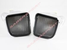 Pair Smoke Front Signal Bumper Lights For 98-00 Toyota Tacoma 4wd Prerunner