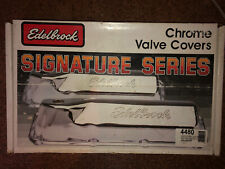 Edelbrock 4480 Signature Series Valve Covers Brand New