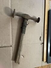 Vintage Auto Body Shrinking Hammer Round Heads Rusty Needs Buffed New Handle 