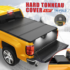 6.5ft Hard Tonneau Cover Bed For 2015-2023 Ford F-150 3-fold Waterproof Wled
