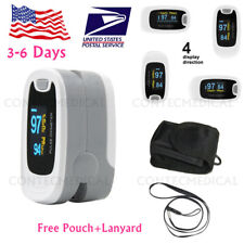 Oled Finger Pulse Oximeter Blood Oxygen Monitor Spo2 Heart Rate Tester Free Bag