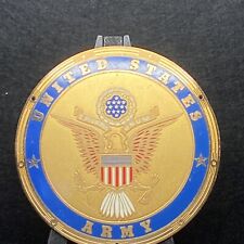 Vintage United States Army License Plate Topper Rare