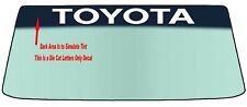For Toyota Windshields Banner Die Cut Vinyl Decal With Application Tool