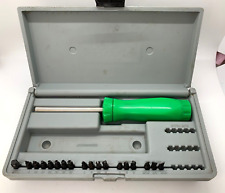 Matco Tools Magnetic Ratcheting Screwdriver Set Green Lot Bit Driver Torx Case