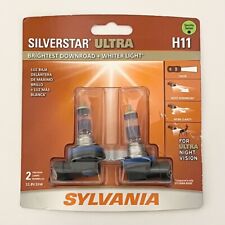 Sylvania H11 Silverstar Ultra High Performance Headlight Pair Set 2 Bulbs
