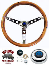 74-87 Dodge 4x4 Pickup Ramcharger Steering Wheel Mopar 15 Classic Walnut Wood