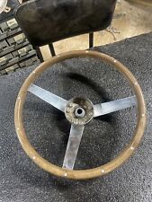 15 Vintage Real Wood Deep Dish Steering Wheel Ford Chevy Rat Rod