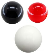 Universal Jdm Blackwhitered Round Glossy Ball Manual Gear Shift Knob Shifter