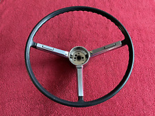 Original 1967 Chevrolet Chevelle Malibu Elcamino Black Steering Wheel Gm
