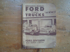 1951 Ford F Series Trucks Operators Manual F-1 To F-8 Trucks