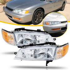 Clear Headlightamber Corner Signal Lamp Replacement Fits 1994-1997 Honda Accord