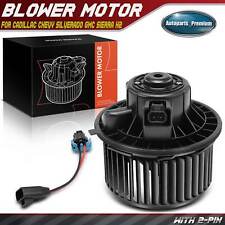 Ac Heater Blower Motor Wfan Cage For Chevy Silverado 1500 2500 3500 Gmc Sierra